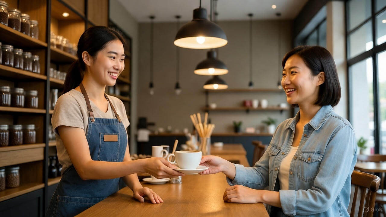 The Day Nothing Happened: A Quiet Story About Invisible Aligners with two women in a café.